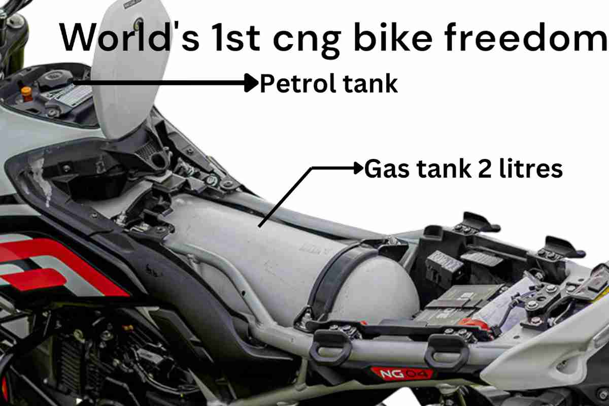 World's 1st cng bike freedom in india